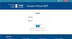 Desktop Screenshot of campus.isep.es